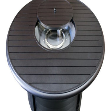 AZ Patio Heaters Round Slatted Aluminum Fire Pit | F 1350 FPT